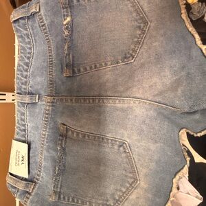 YMI Light Blue Denim Festival Shorts